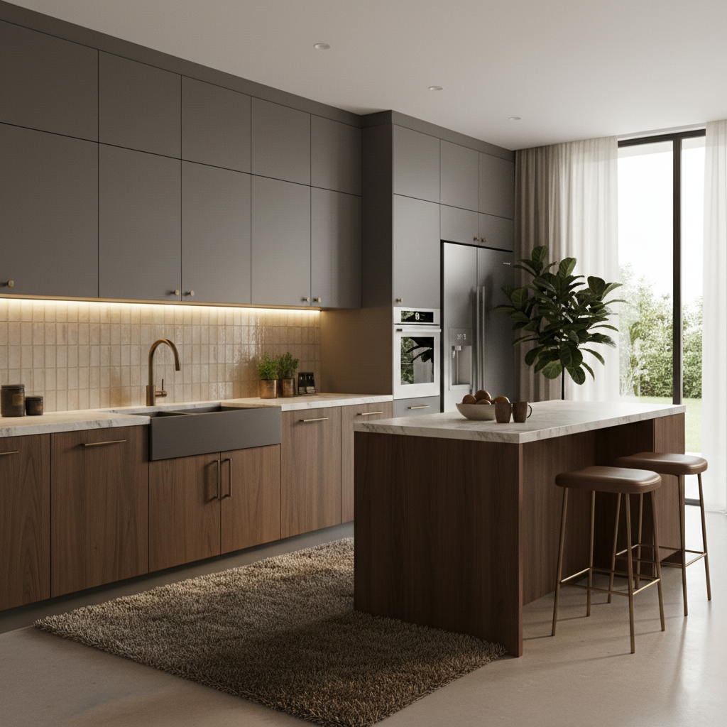 Verdure Taupe 3x6 Glossy Ceramic Tile