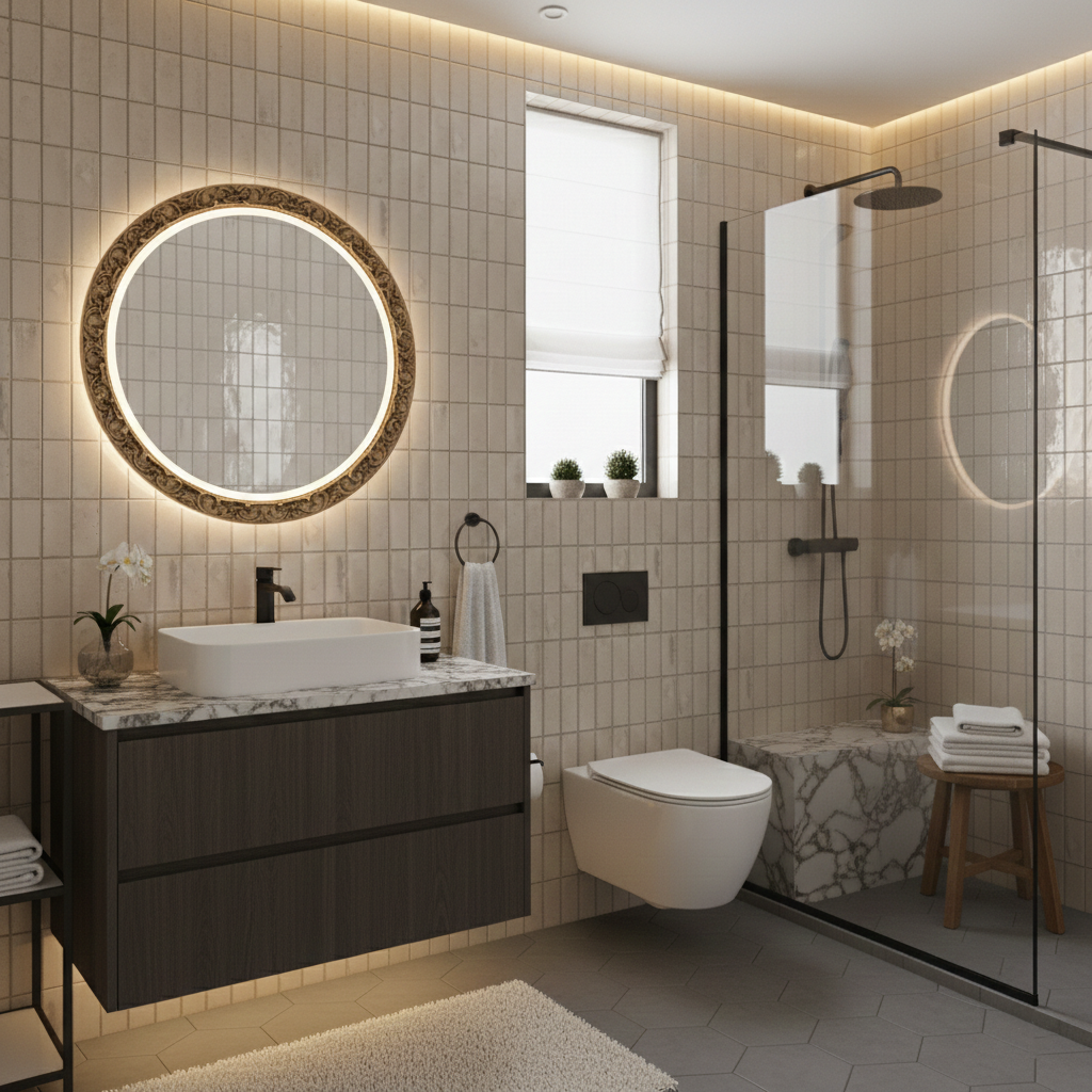 Verdure Taupe 3x6 Glossy Ceramic Tile