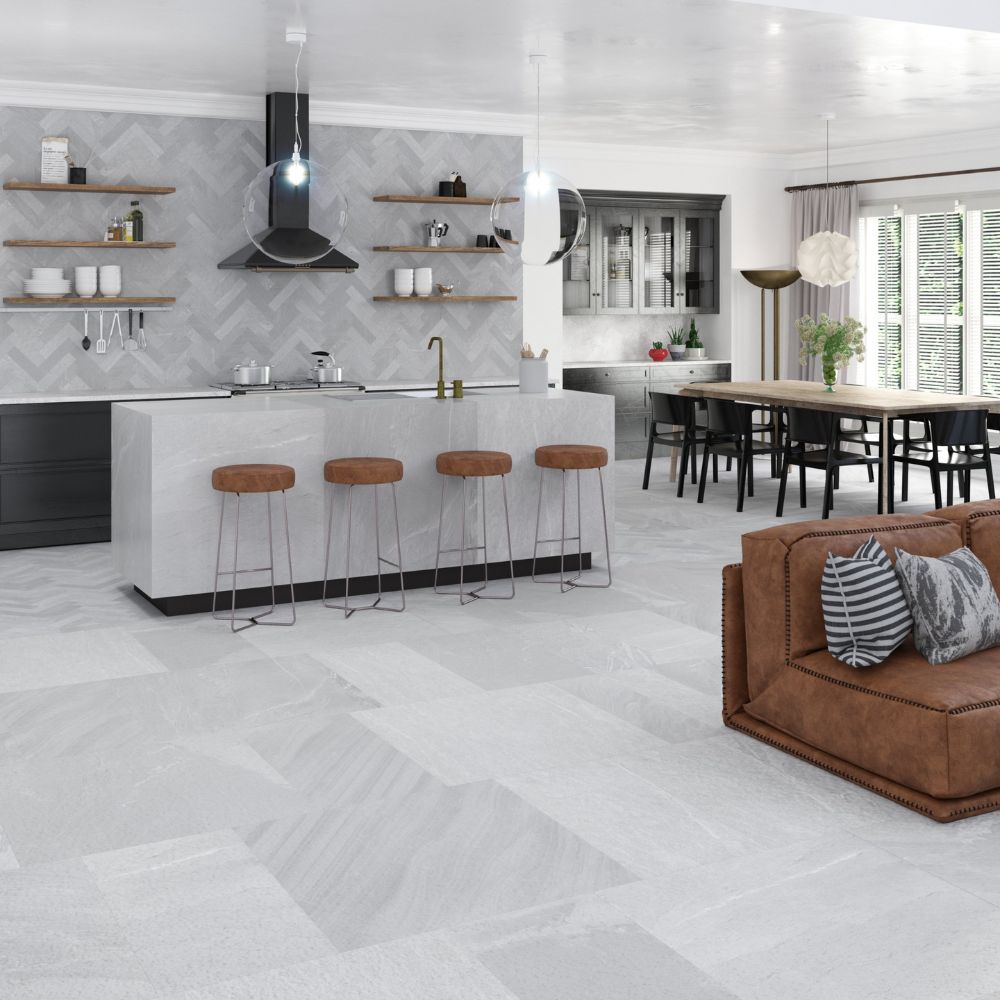 Cardenza Light Grey 35x35 Anti-Slip Matte Porcelain Tile