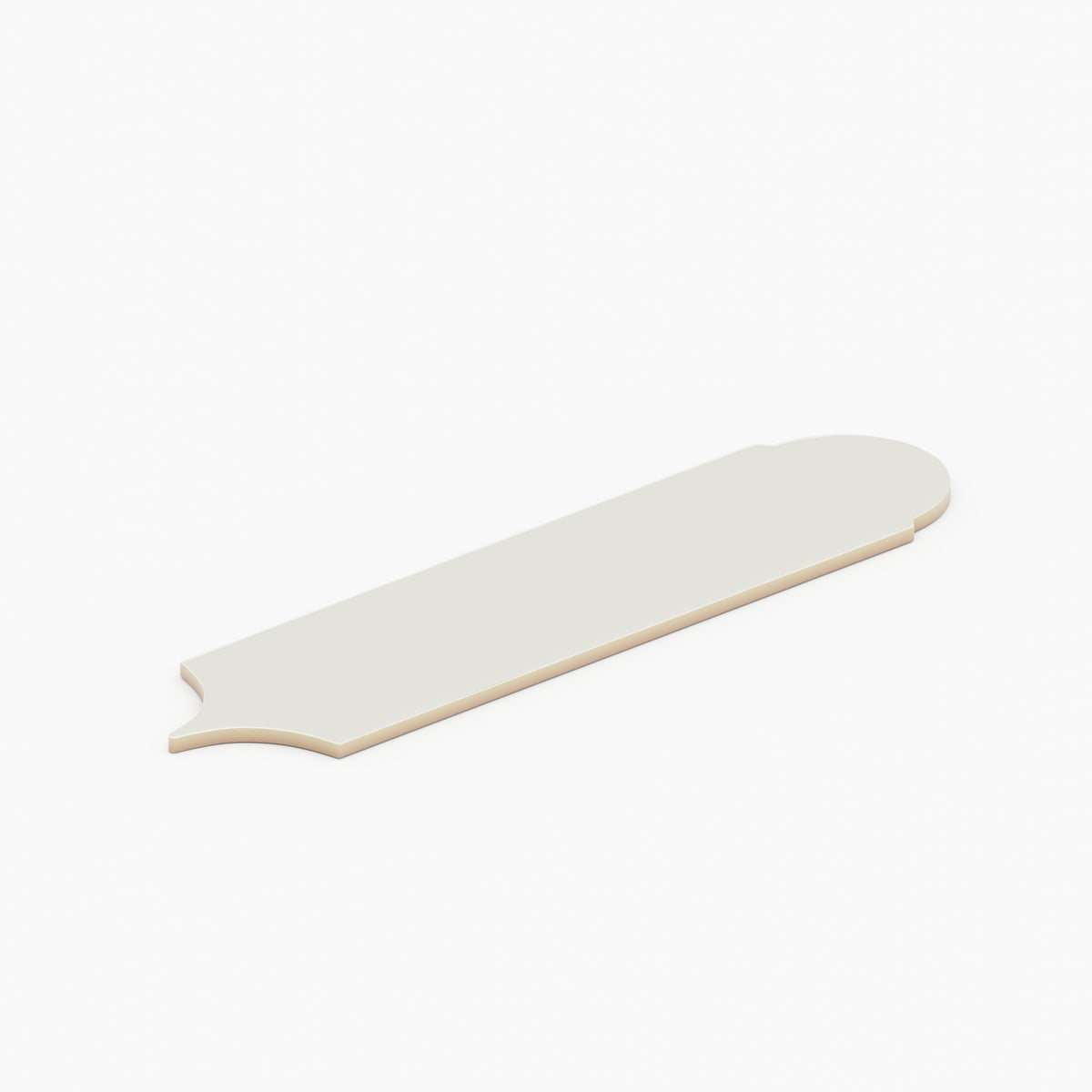 Doncaster Maple Sand 3x12 Scallop Glossy Ceramic Tile