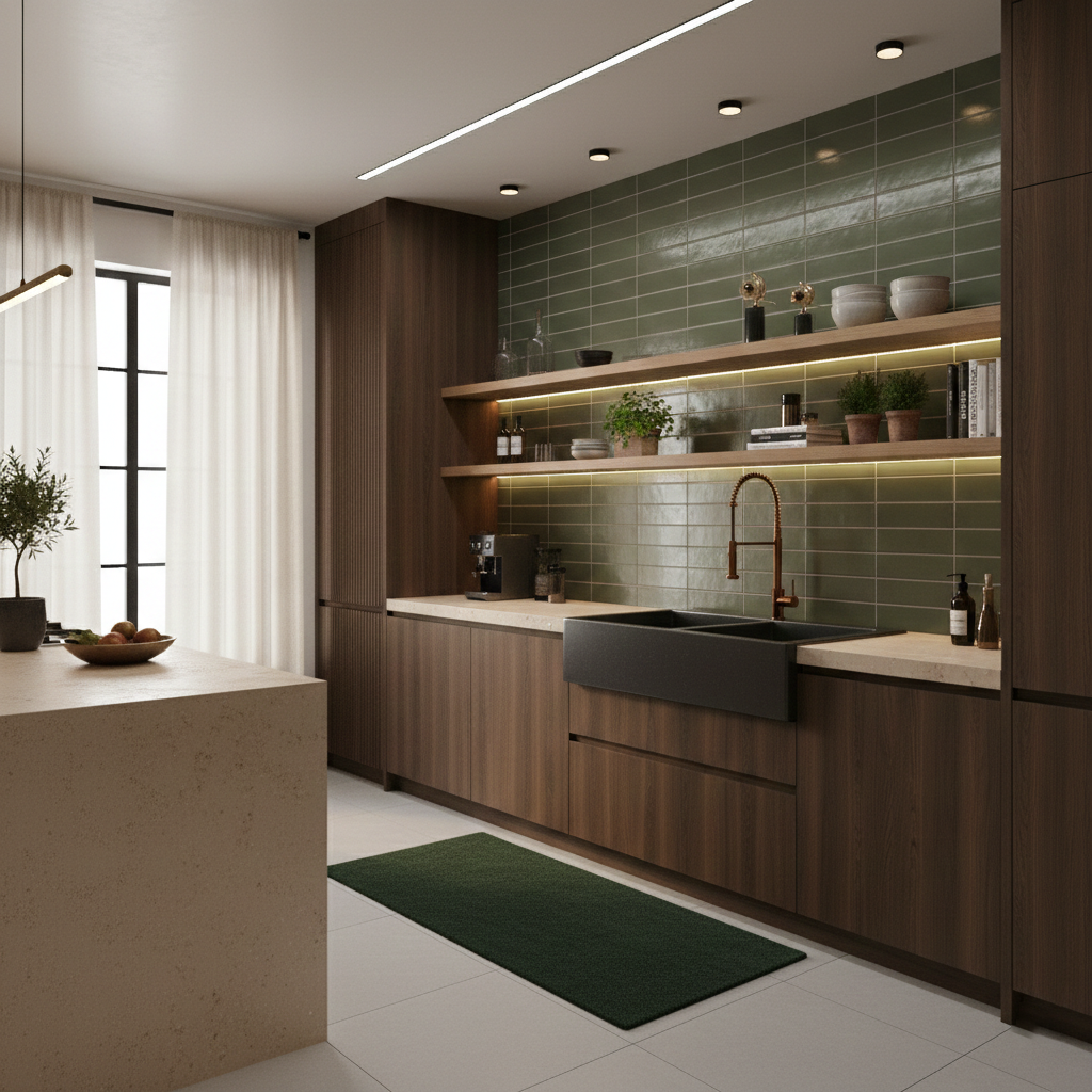 Camden Verde 3x12 Ceramic Tile Glossy