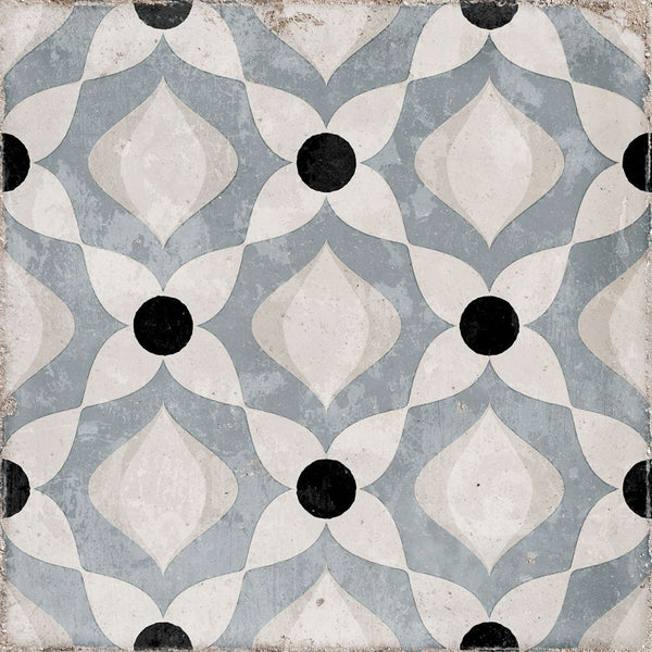 Oceanique Nantes Bleu 8x8 Porcelain Tile