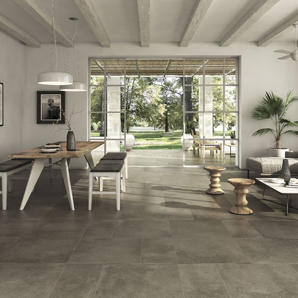Dakota Graphite 12x24 Matte Porcelain Tile