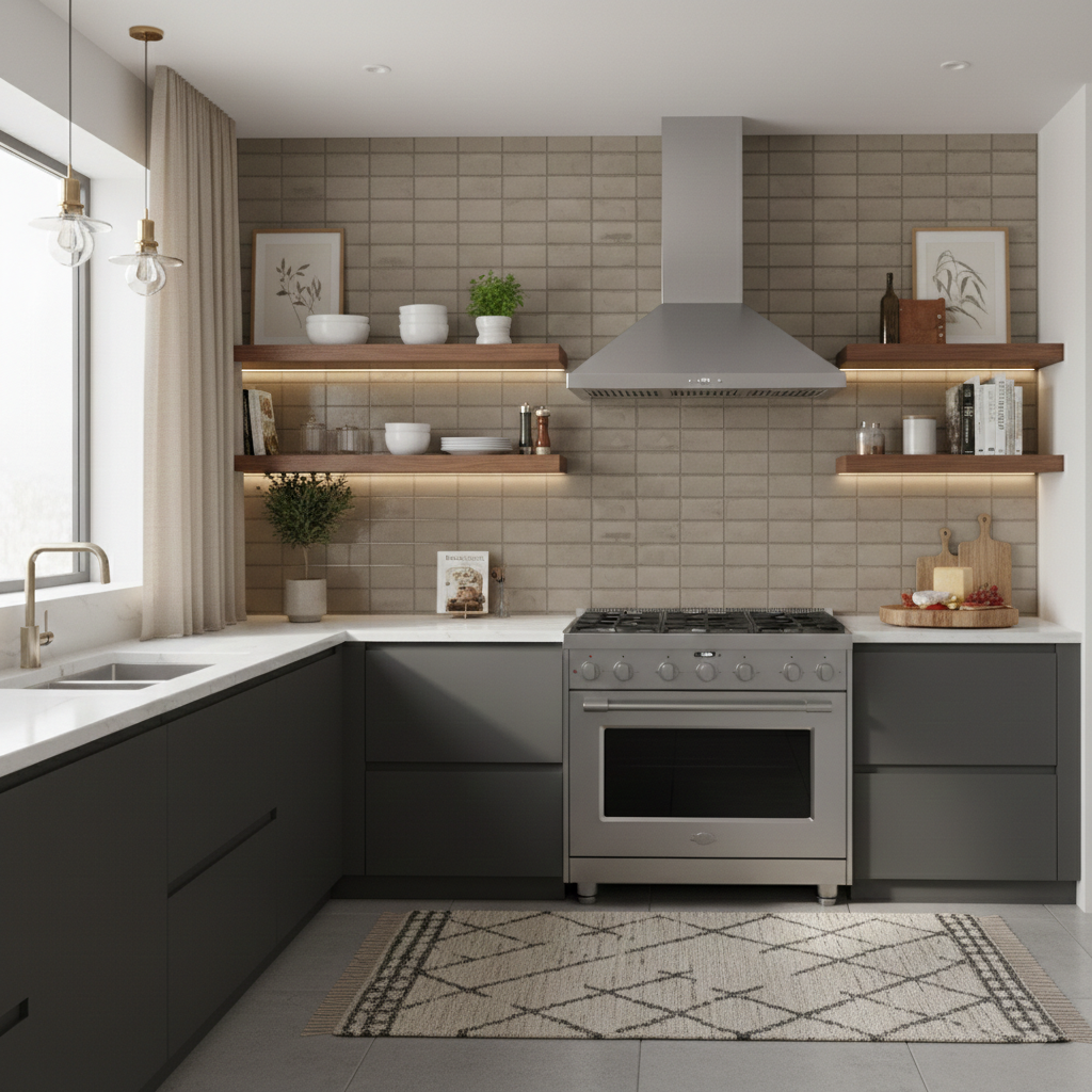Verdure Taupe 3x6 Glossy Ceramic Tile