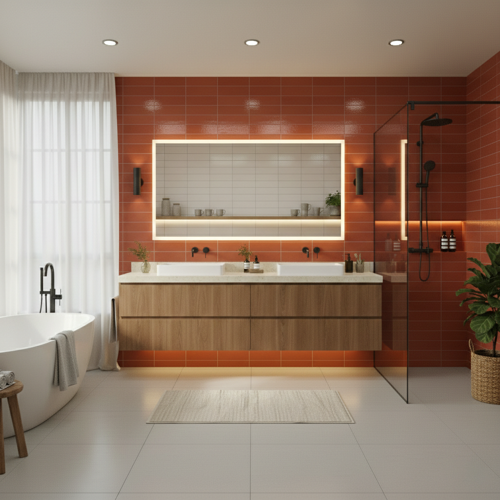 Camden Peach 3x12 Ceramic Tile Glossy