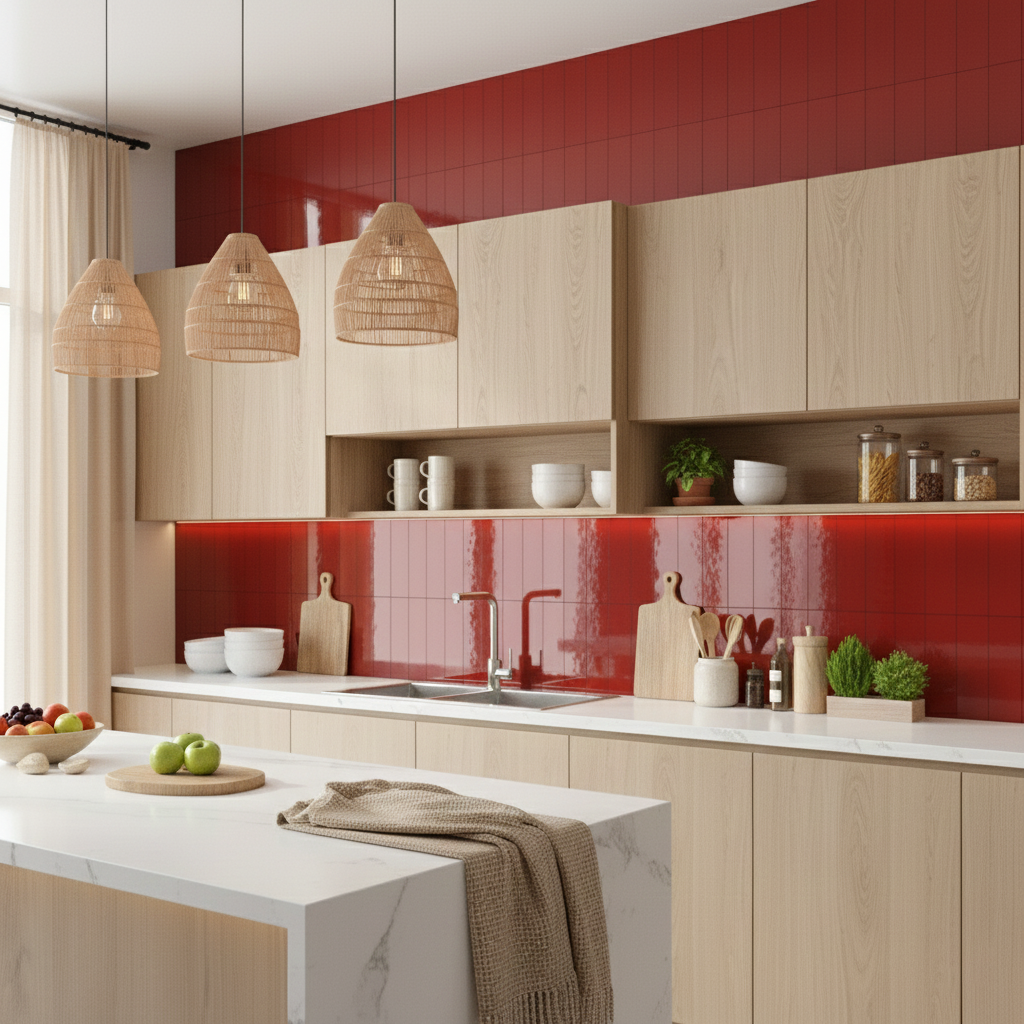 Souk Lava 2.8x11 Bright Porcelain Tile - view 9