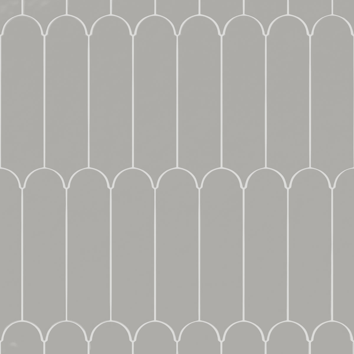 Doncaster Slate Falcon 3x12 Scallop Glossy Ceramic Tile
