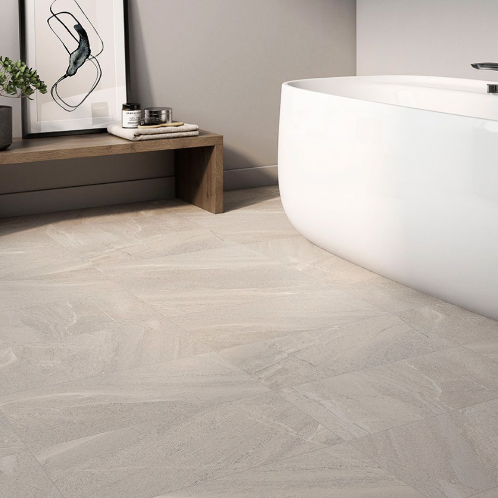 Elowen White 12x24 Porcelain Tile