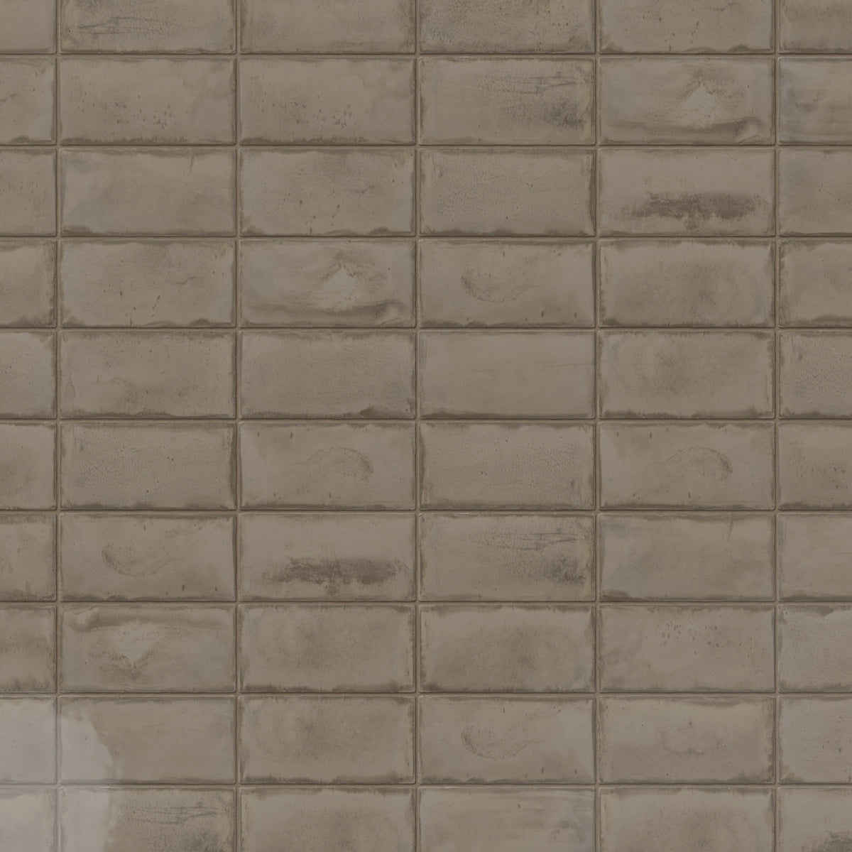 Verdure Taupe 3x6 Glossy Ceramic Tile