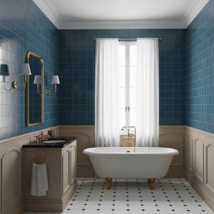 St Lucia Azul 5x5 Ceramic Tile Glossy – Tilezz