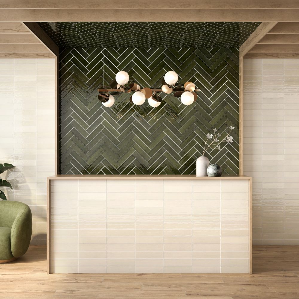Camden Verde 3x12 Ceramic Tile Glossy