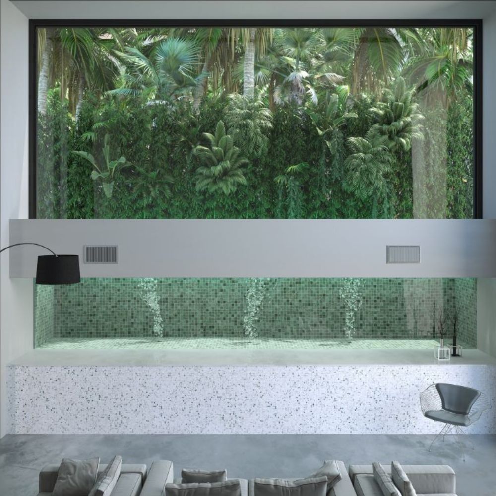 Aquatic Penta Bali Stone Glass 12.25x12.25 Mosaic Tile