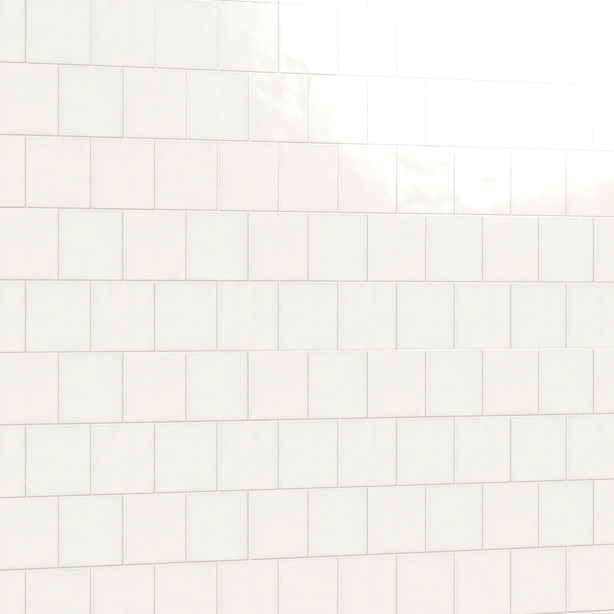 St Lucia Blanco 5x5 Ceramic Tile Glossy