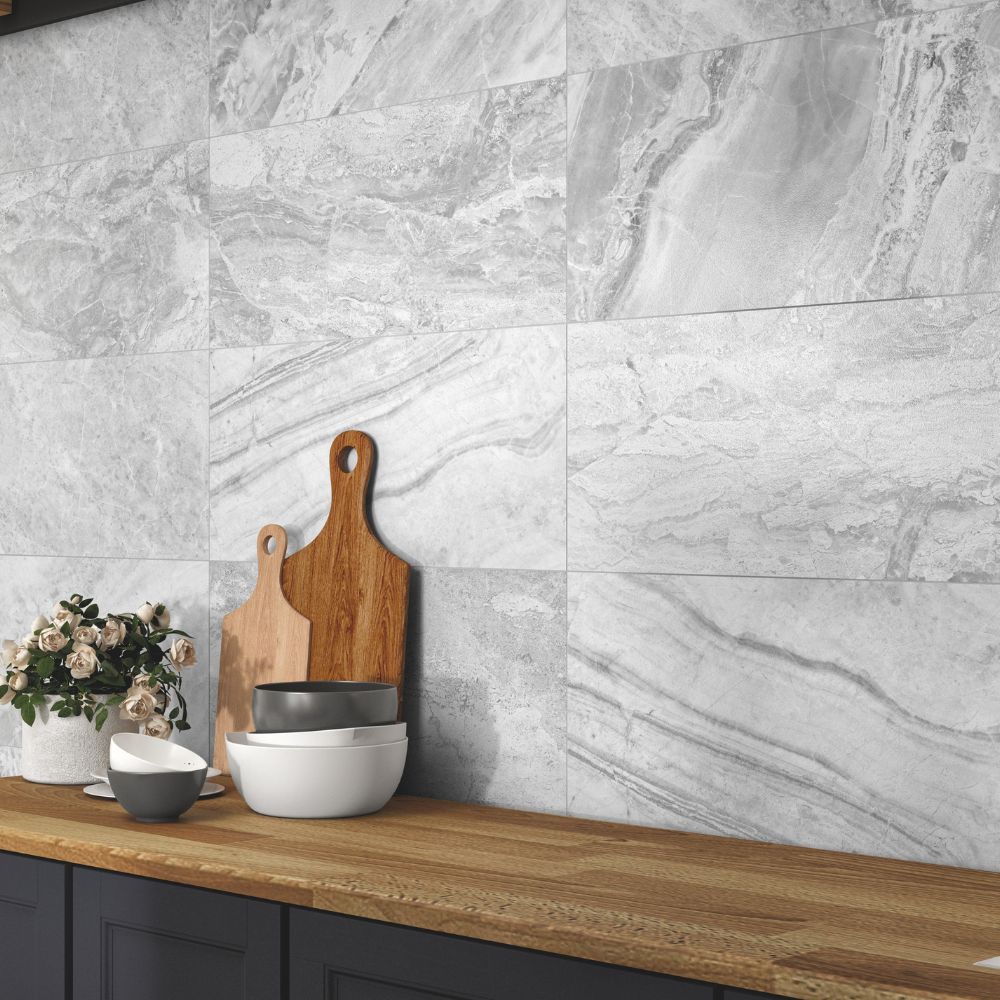 Seravelle White 12x24 Porcelain Tile
