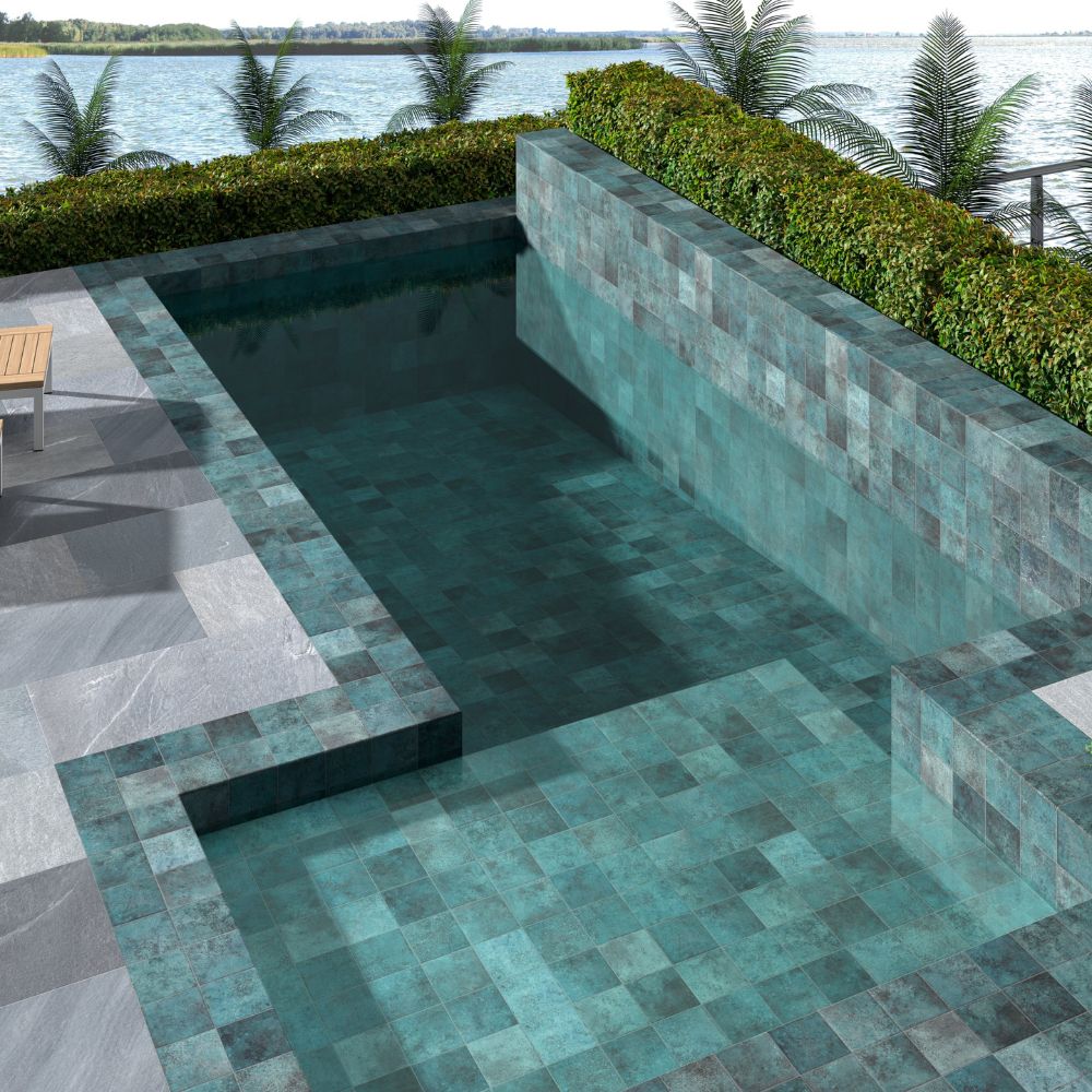 Bali Blue Turquoise 6x6 Matte Porcelain Tile