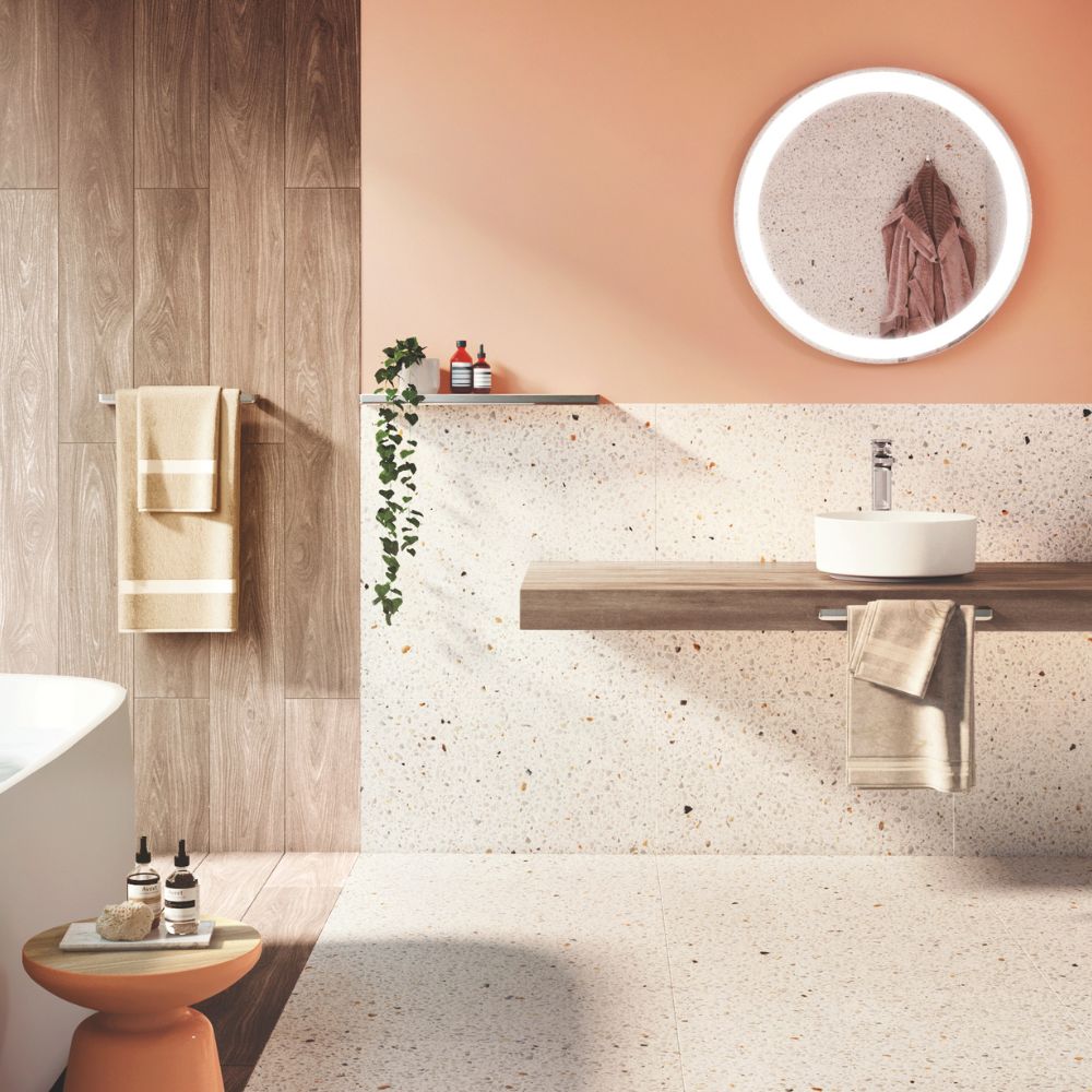 Agora Terrazzo Multicolor 35x35 Matte Porcelain Tile