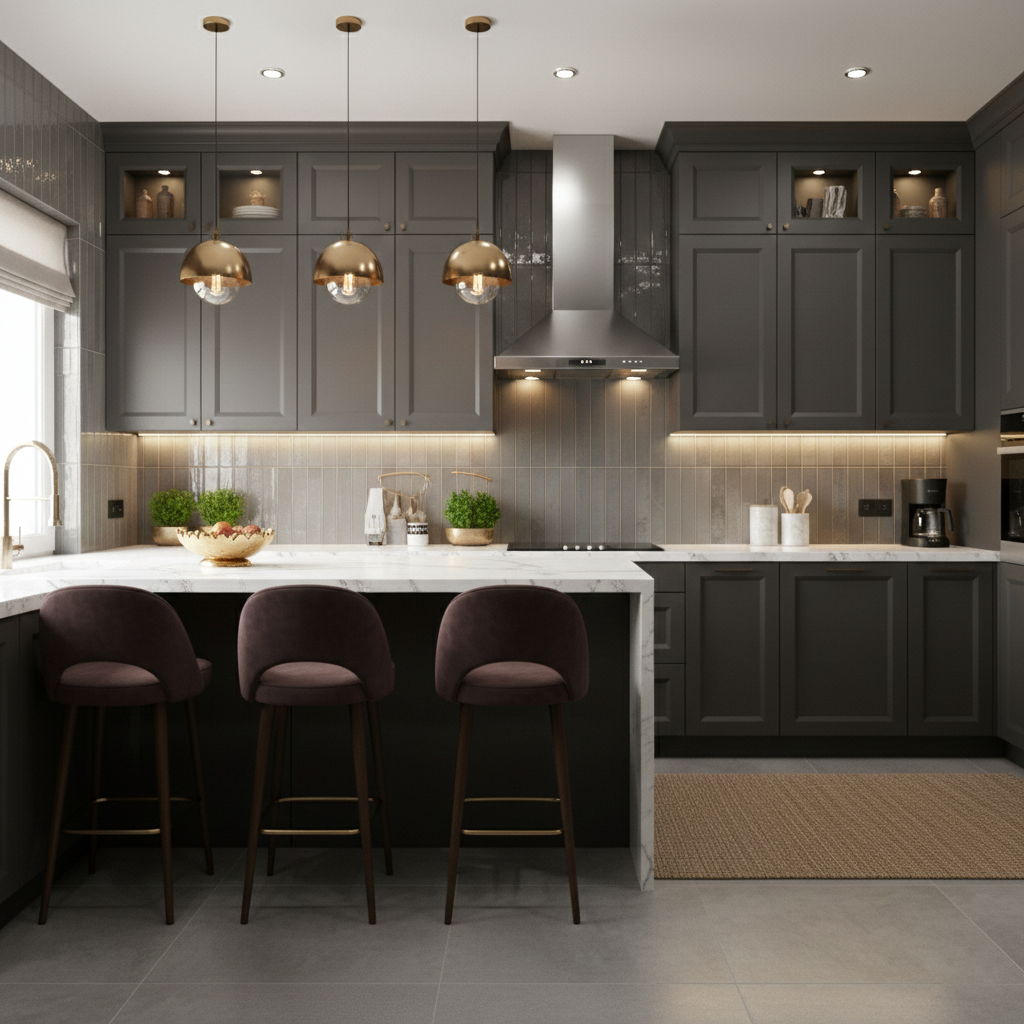 Zellure Ashen Gray 2x16 Glossy Ceramic Tile