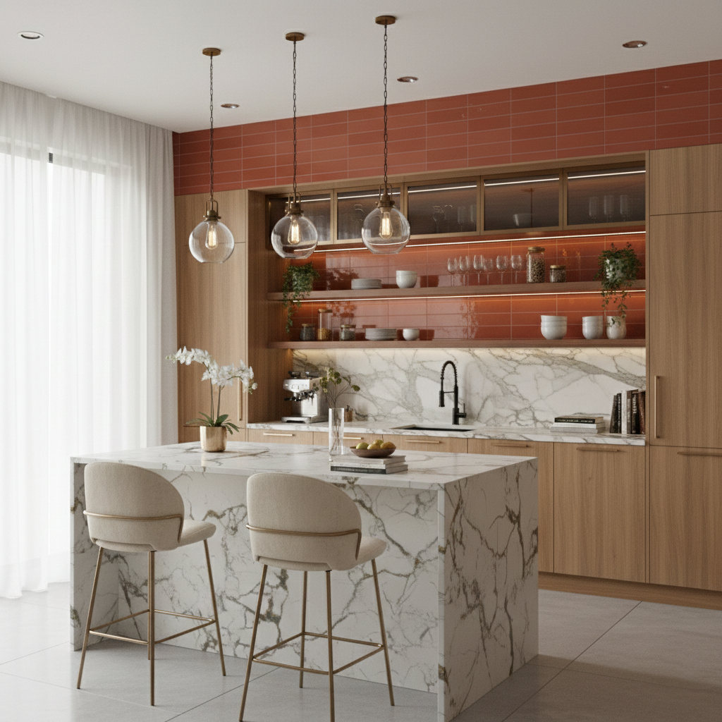 Camden Peach 3x12 Ceramic Tile Glossy