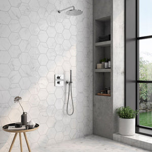 Milano Statuary White 8x9 Hexagon Porcelain Tile Matte – Tilezz