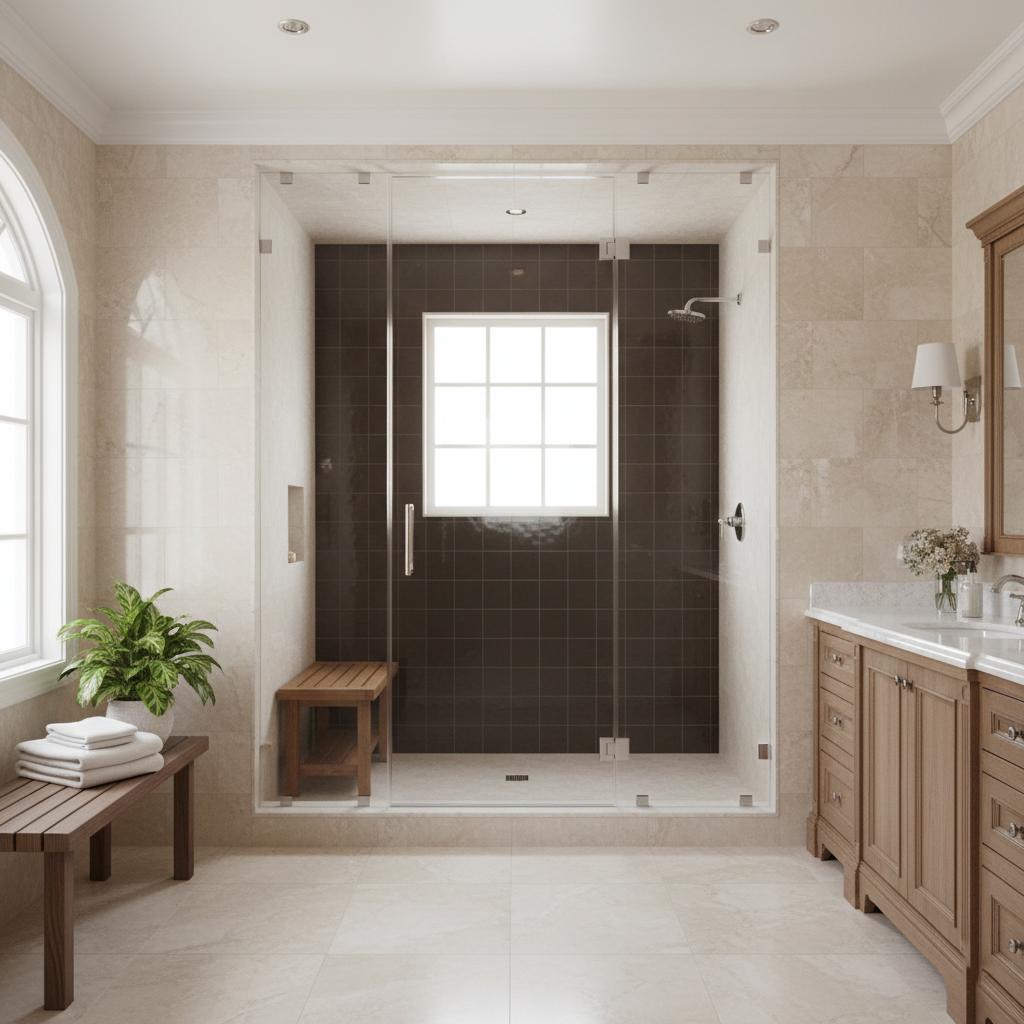 St Lucia Bronze 5x5 Ceramic Tile Glossy