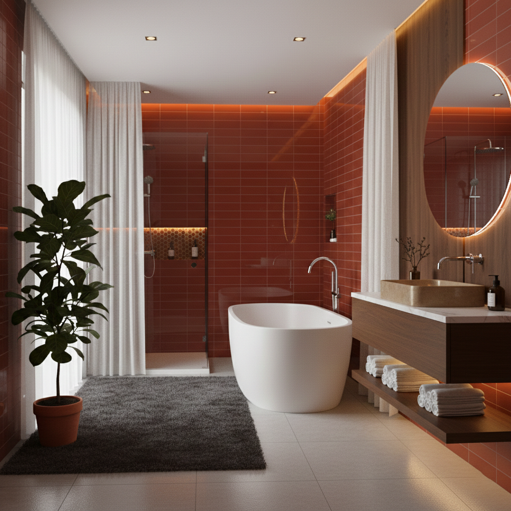 Camden Peach 3x12 Ceramic Tile Glossy