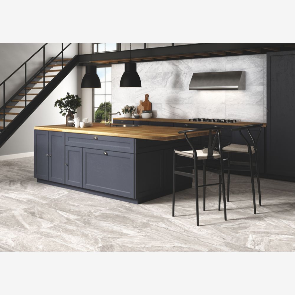 Seravelle Silver 12x24 Porcelain Tile