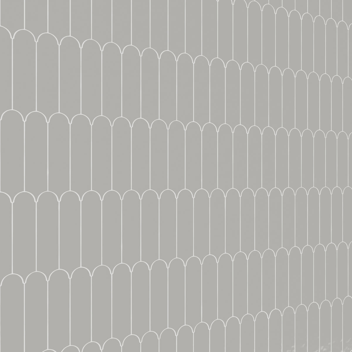 Doncaster Slate Falcon 3x12 Scallop Glossy Ceramic Tile