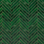 Load image into Gallery viewer, Zellure Verdal Green 2x16 Glossy Ceramic Tile
