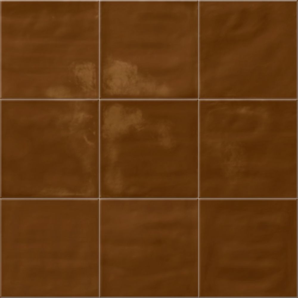 Solenne Caramel 6x6 Porcelain Tile Glossy