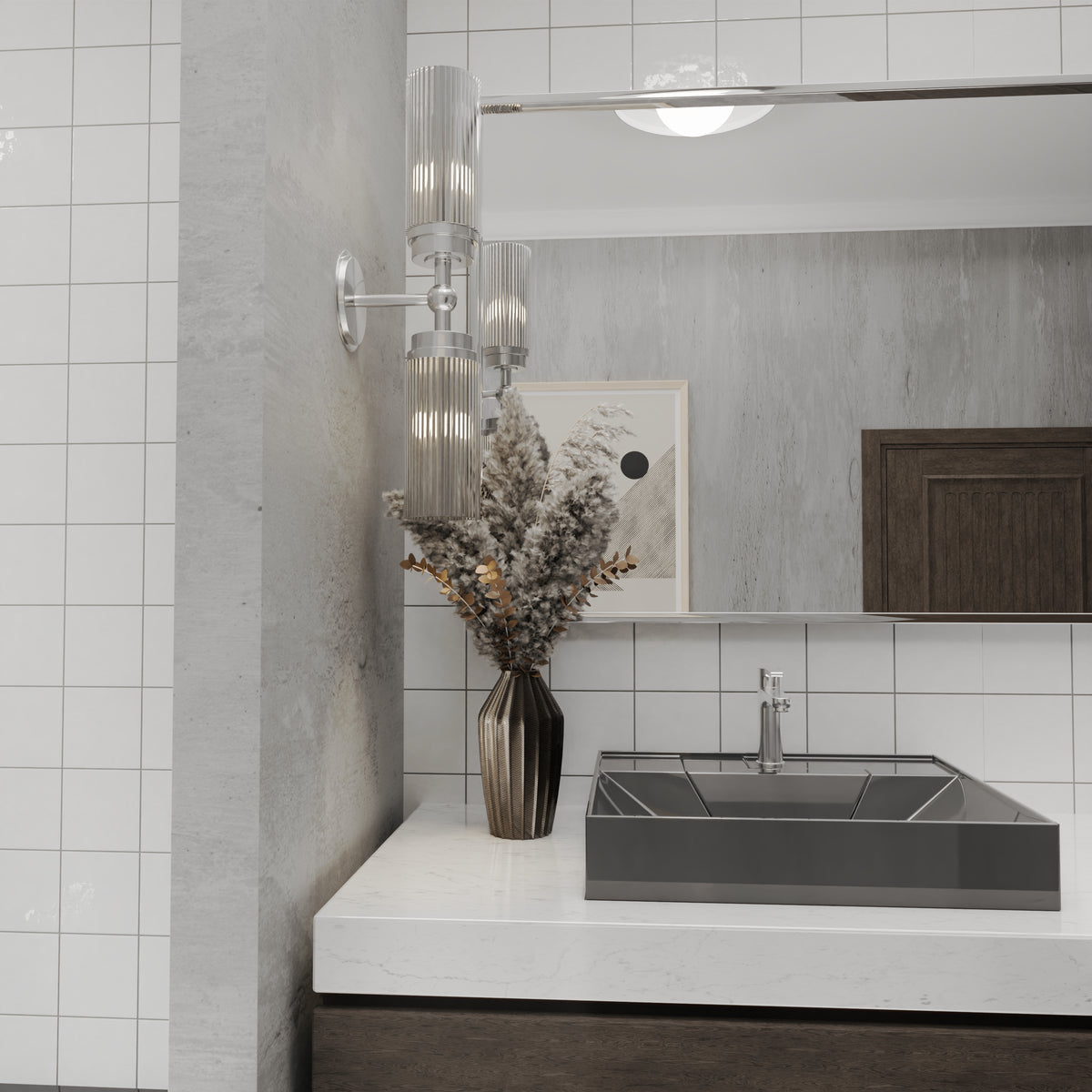 St Lucia Blanco 5x5 Ceramic Tile Glossy