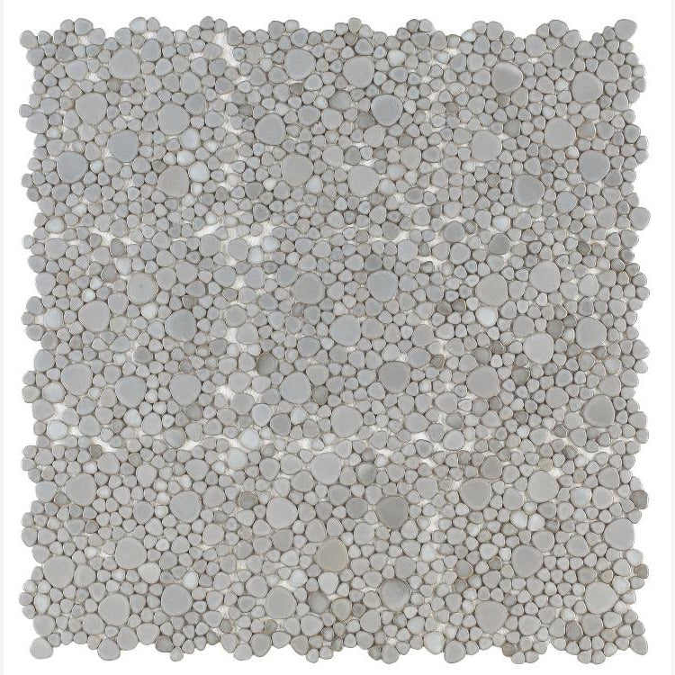 Nevis Gray Violet Pebble Mosaic