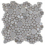 Load image into Gallery viewer, Nevis Gray Violet Pebble Mosaic
