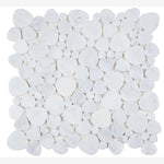 Load image into Gallery viewer, Hudson Carrara White Marble Pebble Mosaic
