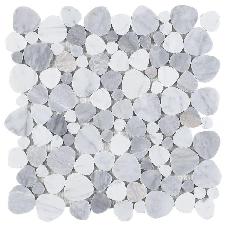 Hudson Mirage Marble Pebble Mosaic – Tilezz