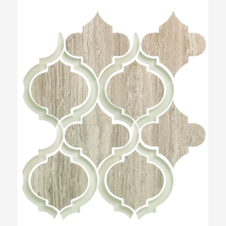 Lexi Grey Lantern Arabesque Mosaic Tile