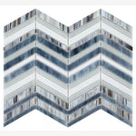 Load image into Gallery viewer, Newport Beach Wave Chevron Glass Mosaic Blend ( Pool Rated )
