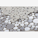 Load image into Gallery viewer, Nevis Cool Gray Pebble Mosaic
