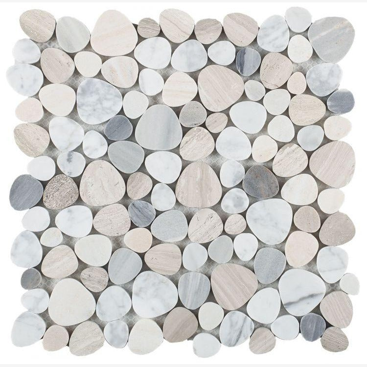 Hudson Sterling Marble Pebble Mosaic