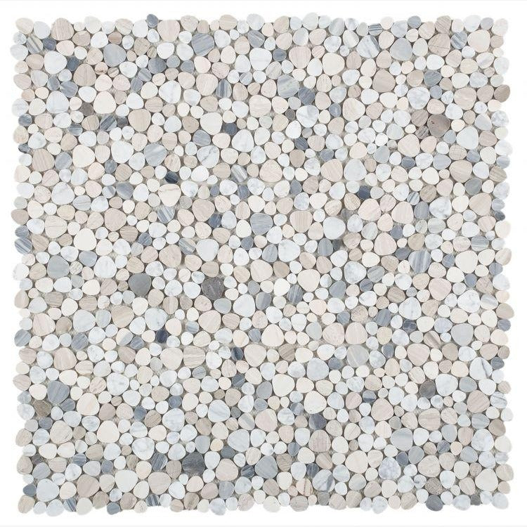 Hudson Sterling Marble Pebble Mosaic