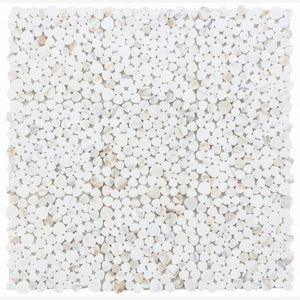 Hudson Calacatta Gold Marble Pebble Mosaic