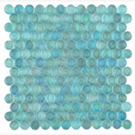 Load image into Gallery viewer, Stella Cascade Penny Round Glass Mosaic
