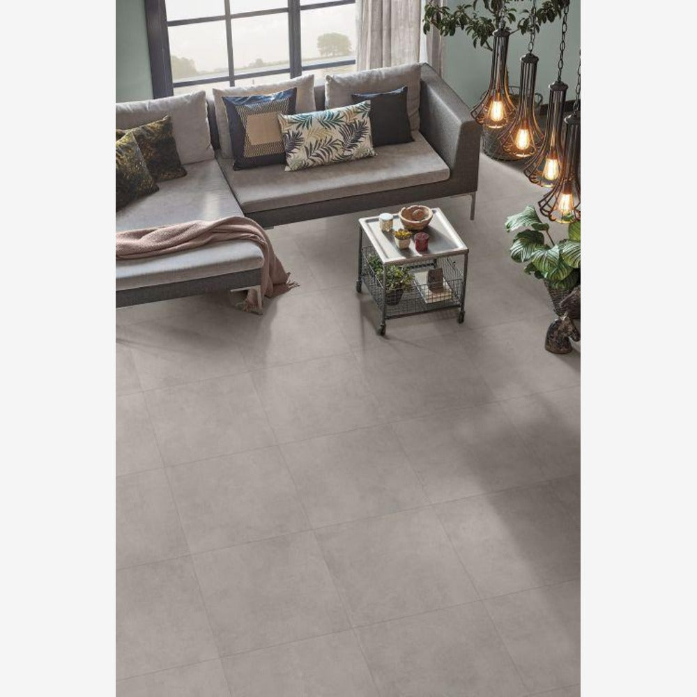Momento Cement Gray 24x48 Porcelain Tile
