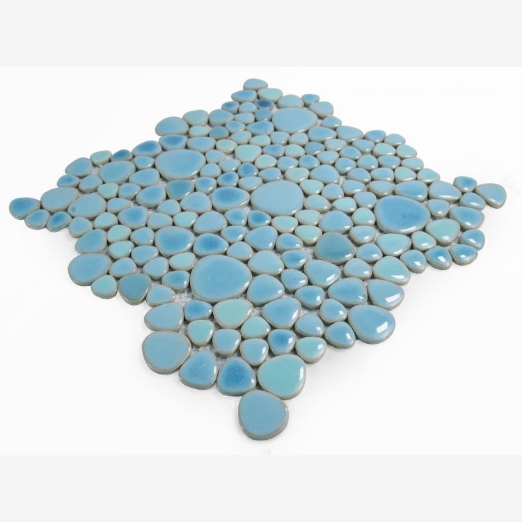 Nevis Jewel Blue Pebble Mosaic
