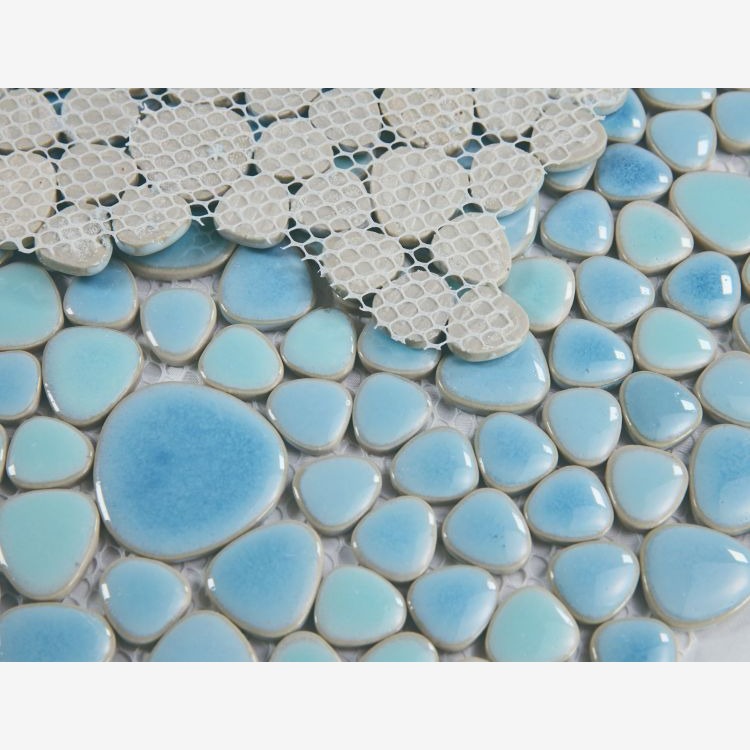 Nevis Jewel Blue Pebble Mosaic