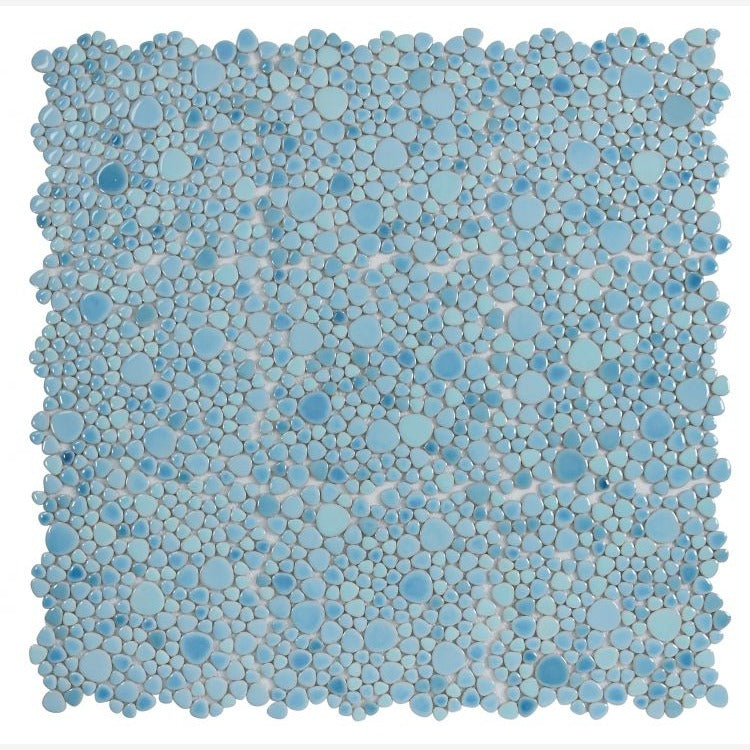 Nevis Jewel Blue Pebble Mosaic