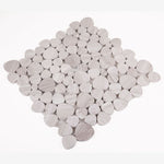 Load image into Gallery viewer, Hudson Gris Marble Pebble Mosaic Tile
