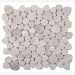 Load image into Gallery viewer, Hudson Gris Marble Pebble Mosaic Tile
