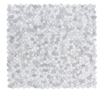Load image into Gallery viewer, Hudson Marmala White Marble Pebble Mosaic Tile
