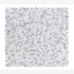 Load image into Gallery viewer, Hudson Marmala White Marble Pebble Mosaic Tile
