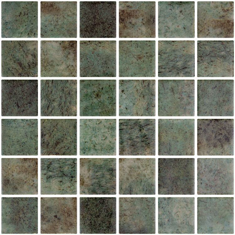 Aquatic Penta Bali Stone Glass 12.25x12.25 Mosaic Tile